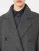Тёмно-серое пальто Max Mara из кашемира: фото 4 - Invogue