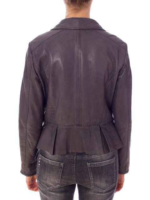 Куртка шкіряна Marc Cain (2702): фото 6 - Invogue