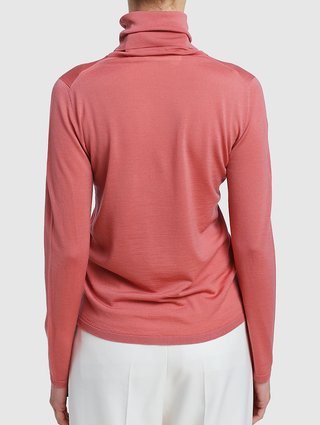 Розовый свитер MAX MARA: фото 3 - Invogue
