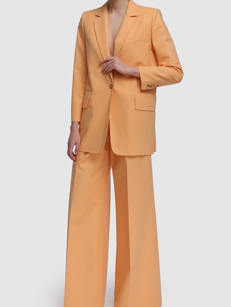 Оранжевый пиджак MAX MARA: фото 1 - Invogue