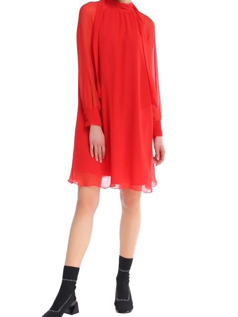 Красное платье KENZO: фото 1 - Invogue