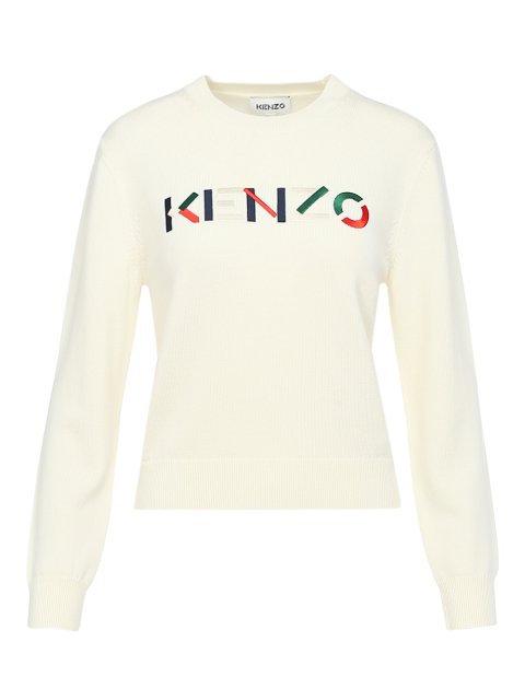Бежевый свитер KENZO: фото - Invogue