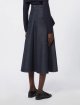 Темно-синя спідниця MAX MARA з чистої бавовни: фото 3 - Invogue