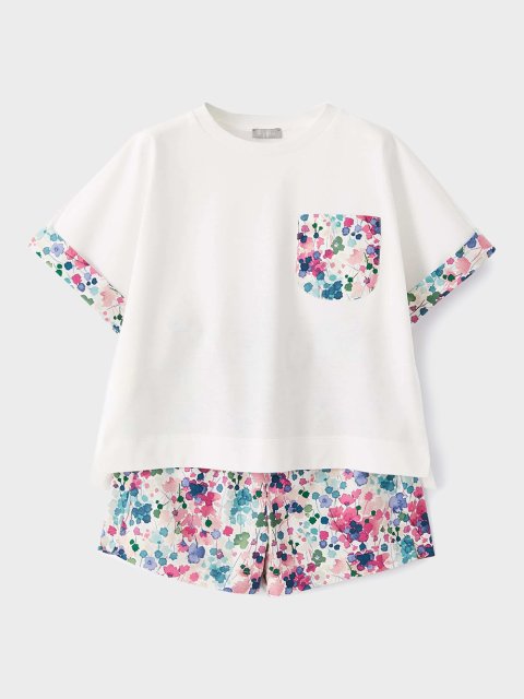 Розовые футболка, шорты IL GUFO: фото - Invogue