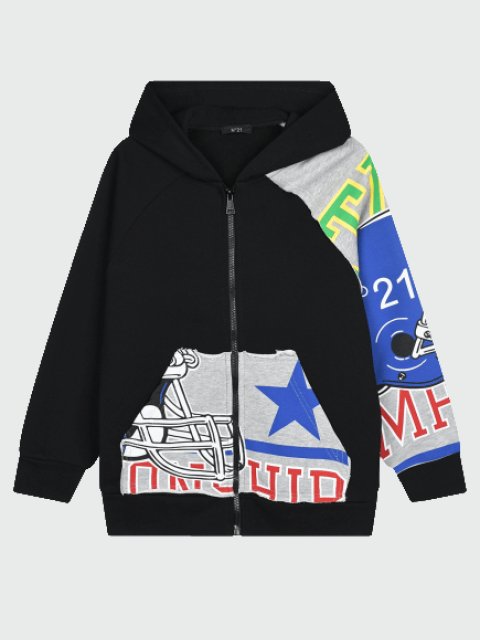 Чорна кофта № 21 KIDS : фото - Invogue