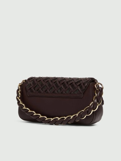 Темно-коричневая сумка MARELLA с эмблемой: фото 2 - Invogue