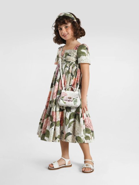 Обруч Dolce&Gabbana з квітковим принтом: фото 1 - Invogue