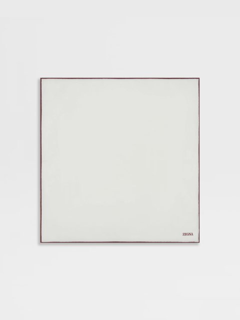 Хустинка ZEGNA з бавовни та шовку: фото - Invogue