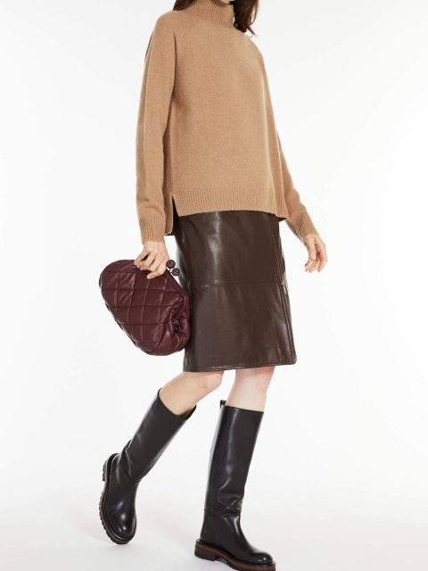 Бежевый свитер WEEKEND MAX MARA: фото 4 - Invogue