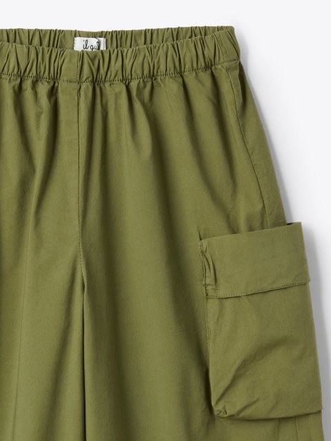 Зелені брюки IL GUFO палаццо: фото 2 - Invogue