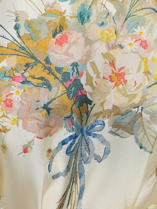 Молочное платье MAX MARA: фото 5 - Invogue