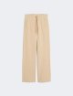 Бежеві штани WEEKEND MAX MARA з суміші бавовни: фото - Invogue