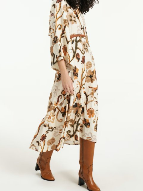 Коричнева сукня DOROTHEE SCHUMACHER : фото 3 - Invogue