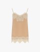 Темно-бежевий топ WEEKEND MAX MARA з мереживом: фото - Invogue