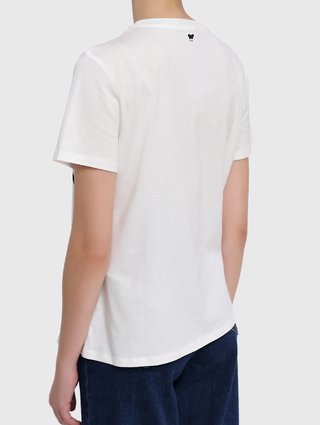 Белая футболка WEEKEND MAX MARA: фото 3 - Invogue