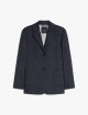 Синій жакет Max Mara з ефектом джинсу: фото - Invogue