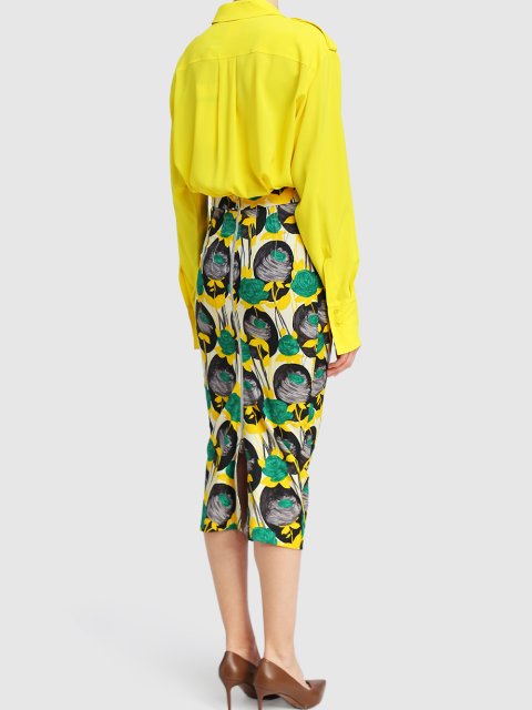 Зелёная юбка SPORTMAX: фото 2 - Invogue