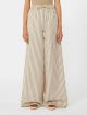 Брюки у смужку Max Mara з бавовни та шовку: фото 2 - Invogue