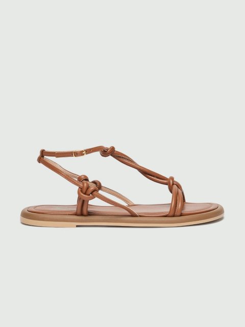 Коричневые босоножки MARELLA: фото - Invogue