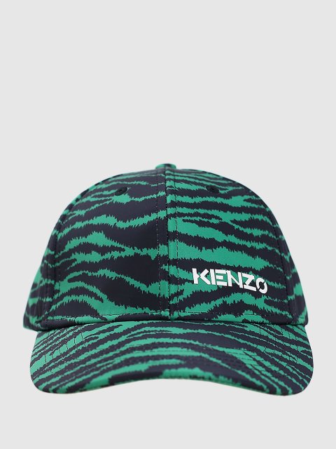 Зелёная кепка KENZO: фото - Invogue