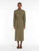 Сукня кольору хакі WEEKEND MAX MARA з суміші вовни: фото 3 - Invogue
