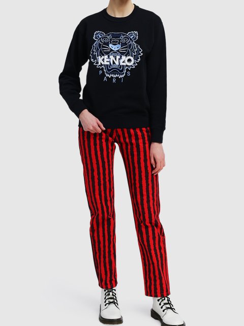 Чёрный свитшот KENZO: фото 1 - Invogue