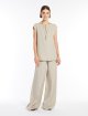 Бежева блуза Max Mara з льону: фото 1 - Invogue