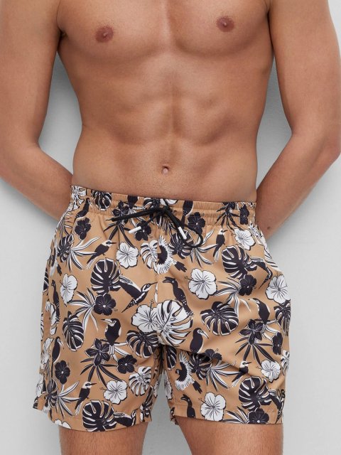 Бежеві шорти BOSS : фото 3 - Invogue