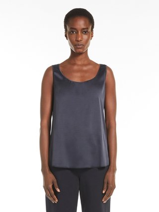 Синя майка MAX MARA : фото 1 - Invogue