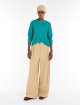 Зелений светр WEEKEND MAX MARA з бавовняної пряжі: фото 1 - Invogue