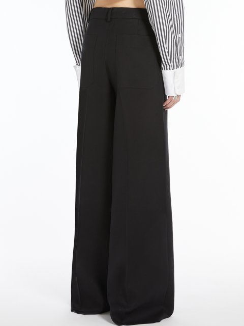 Чорні брюки Sportmax палаццо: фото 3 - Invogue