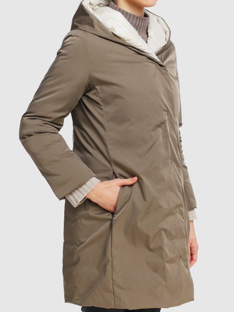 Коричневе пальто WEEKEND MAX MARA : фото 3 - Invogue