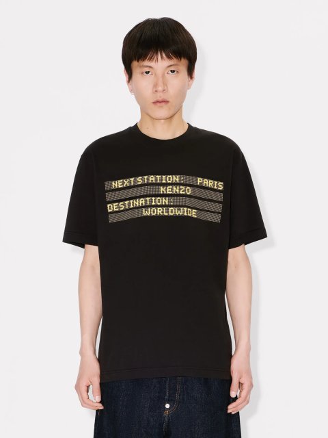 Чёрная футболка KENZO из хлопка: фото 2 - Invogue