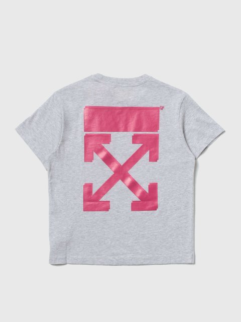 Сіра футболка OFF-WHITE KIDS : фото 1 - Invogue