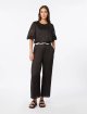 Чорний топ Max Mara з рамі: фото 1 - Invogue