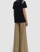 Чёрная футболка MAX MARA: фото 2 - Invogue