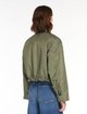 Куртка кольору хакі WEEKEND MAX MARA двостороння: фото 3 - Invogue