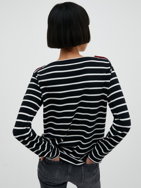 Чёрная футболка MAX&CO: фото 2 - Invogue