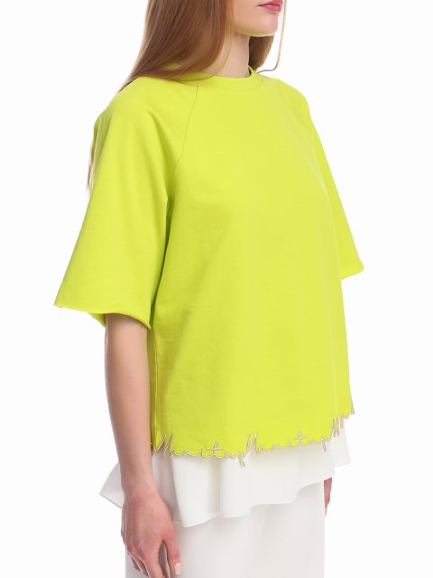 Жовта футболка MAX&CO : фото 5 - Invogue