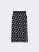 Темно-синя спідниця WEEKEND MAX MARA з віскози: фото - Invogue