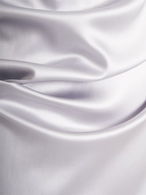Срібляста сукня Sportmax з драпіруванням: фото 3 - Invogue