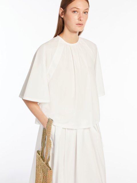 Белая блуза WEEKEND MAX MARA: фото 3 - Invogue