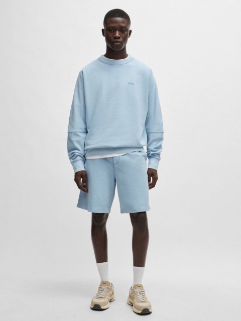 Синий свитшот BOSS: фото 1 - Invogue