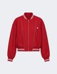 Красная куртка Pushbutton из шерсти и полиэстера: фото - Invogue