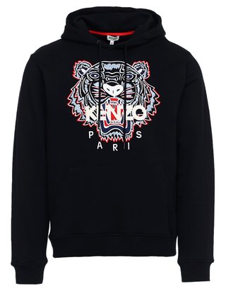 Черное худи KENZO: фото - Invogue