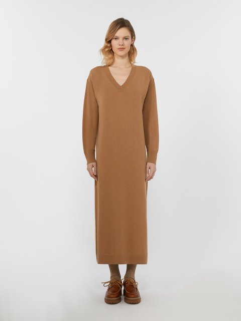 Темно-бежева сукня WEEKEND MAX MARA з вовни та кашеміру: фото 2 - Invogue