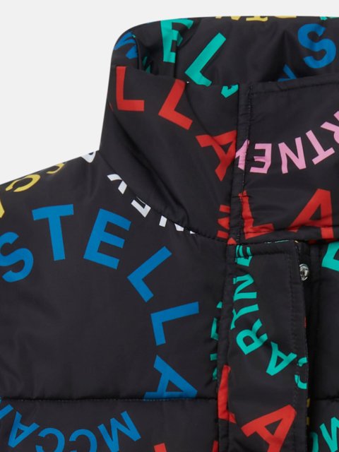 Черная куртка STELLA MCCARTNEY с принтом: фото 2 - Invogue