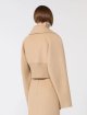 Карамельне пальто SPORTMAX з чистої вовни: фото 3 - Invogue