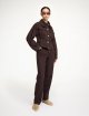 Шоколадна куртка  BY MALENE BIRGER з бавовняного деніму: фото 1 - Invogue