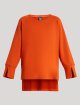 Оранжевый свитшот PERSONA: фото - Invogue